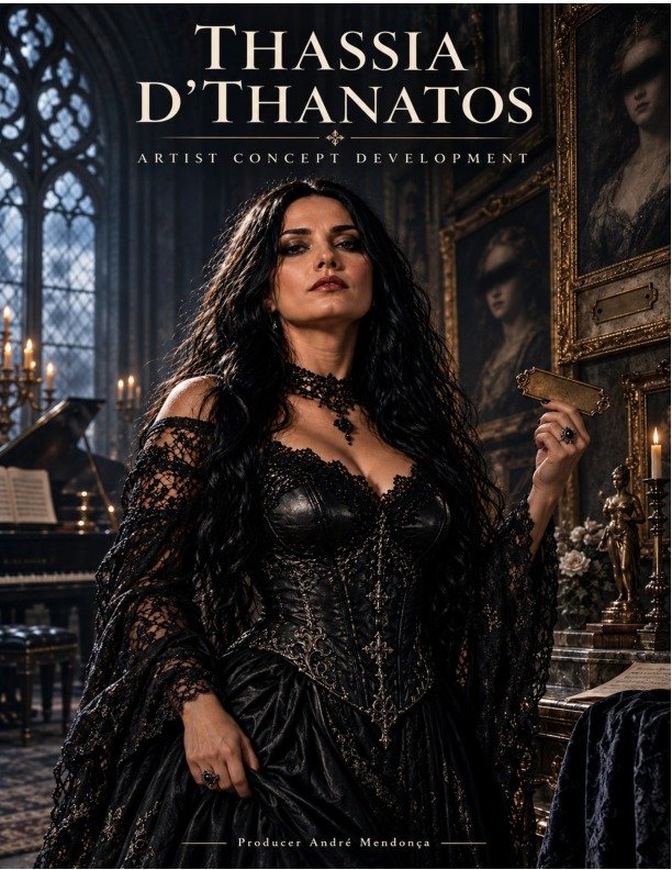 Thassia D’Thanatos artist concept cover